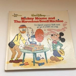 RARE vintage Mickey Mouse Marvelous Smell Machine scratch & sniff book 1979